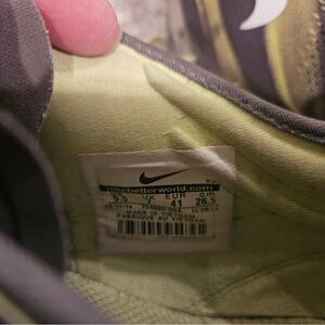 Nike Charcoal and Lime Athletic Shoes